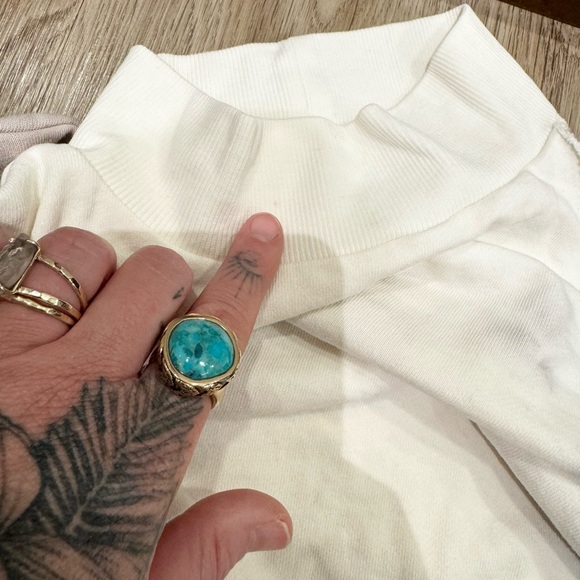 Gilded Intent Cold Sholder Sweatshirt - Picture 8 of 8